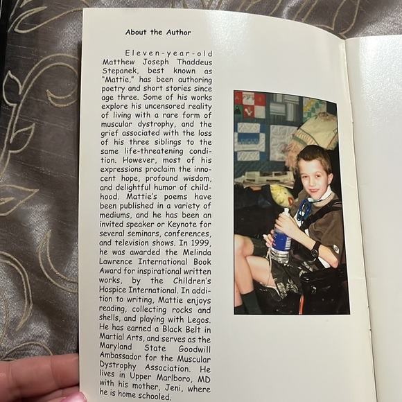 Three Poetry Books by the late Mattie Stepanek - Picture 7 of 7